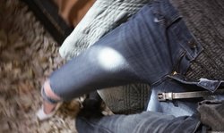 Teen Fidelity beauty blonde Aubrey Sinclair sucks on the knees