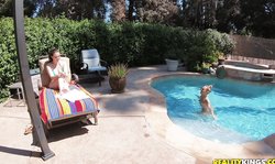 We Live Together brunette Carter Cruise kisses Casey Calvert