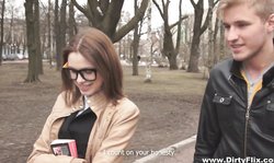 The perfect teen doll She Is Nerdy Dila is getting seduced on the first date