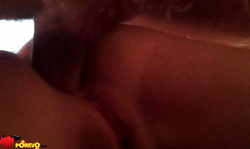 Her juicy rounded booty is getting penetrated in the close-up