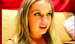 Glamorous Russian teenager fills out her pussy with a sex toy