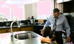 Newlywed stepdaughter teen blows and fucks her stepdad