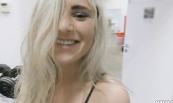 A cute young babe Public Pick UPs Lindsey Cruz sucks for money