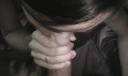 Very hot and playful Russian brunette is sucking like a professional