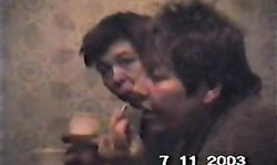 Lovely Russian mature with fat ass is getting fucked in the doggy style