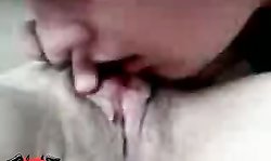 Cute Russian girl licks a wide-opened snatch of her passionate gf