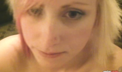 Astonishing busty blonde gets fucked hard by her new bf