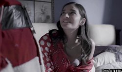 Pure Taboo: Fired santa get back at his ex boss by fucking his 19yo teen