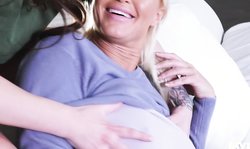 MyLF hotties London River and Jojo Kiss are kissing and getting naked