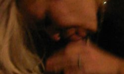 Cute Russian blonde nicely sucks a long dick in the night