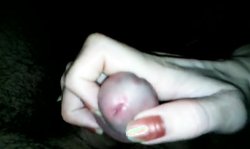 My lovely girlfriend is sucking a huge dick with pleasure