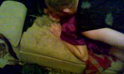 Big daddy nicely fucks his young Russian girl in the bed