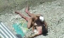 Real outdoor sex on hidden camera with a nice Russian hottie