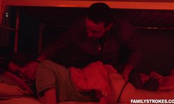 Night sex action with a dick-sucking stepsister Lily Moon