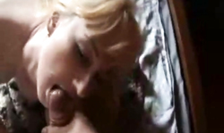 Blonde is taking my hard dick in the awesome POV video