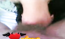 Horny babe in black lingerie is enjoying her friend's dick