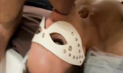 Masked amateur slut gets screwed in the missionary pose