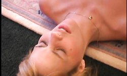 Little white wife with huge tits fucked by two interracial snakes