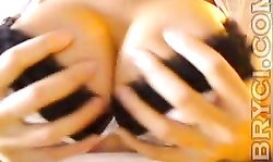 Cute amateur with an innocent face takes off her pink panties