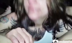 Close up lesbian pussy licking