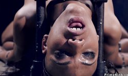 Hot ass ebony in strait jacket tormented