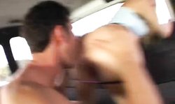 Adorable busty hottie Bangbus Brynn Brook gives a great blowjob