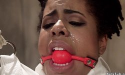 Ebony cop anal banged lezdom