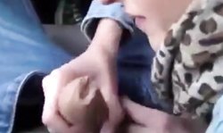 Amateur Gets Him In The Mood While Driving So He Just Has To