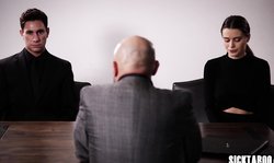 Bad stepbro fucks a hot brunette stepsis