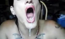 her throat