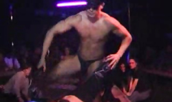 Russian stripper with a hot silhouette shows off her spicy body