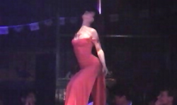 Truly enjoyable Russian striptease show featuring an ultra slender beauty
