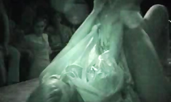 Russian babe gone wild at the craziest strip show in her life!