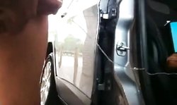 Caught masturbating at car wash