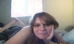 Holly and her new Dildo