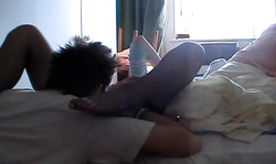 My sensual Russian girlfriend is sucking a dick in the POV video