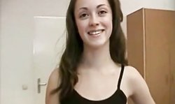 Young latvian nympho Julia at casting.