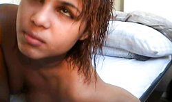 Just providing a big Brazilian facial for a slender teen