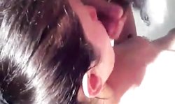 Hottie playing with pathetic Korean micro dicks