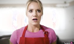 Maid double penetrated by two burglars