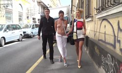 BDSM , Public , Hardcore , Domination , Group Sex , Brunette , Small Tits , Outdoor