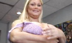 Big-boobed Boob Squad Samantha 38G is getting topless