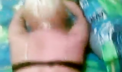 Slutty Russian blonde is getting impaled in the POV style