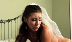 Slutty long-legged bride Rilynn Rae is cheating with her friend