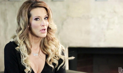 Sensual striptease action with a gorgeous Sarah Shevon