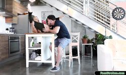 Petite stepsis sucking stepbros big cock