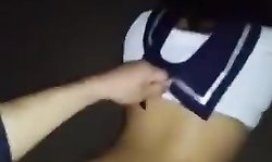 Se coge a una japonesa despues de la escuela