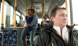 Watch how this teen couple is fornicating in public bus!
