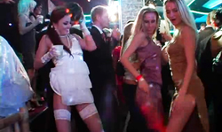 Drunk bitches are going crazy in the wild night club