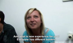 Sweetest Czech brunette fucked in the doggy style as she love